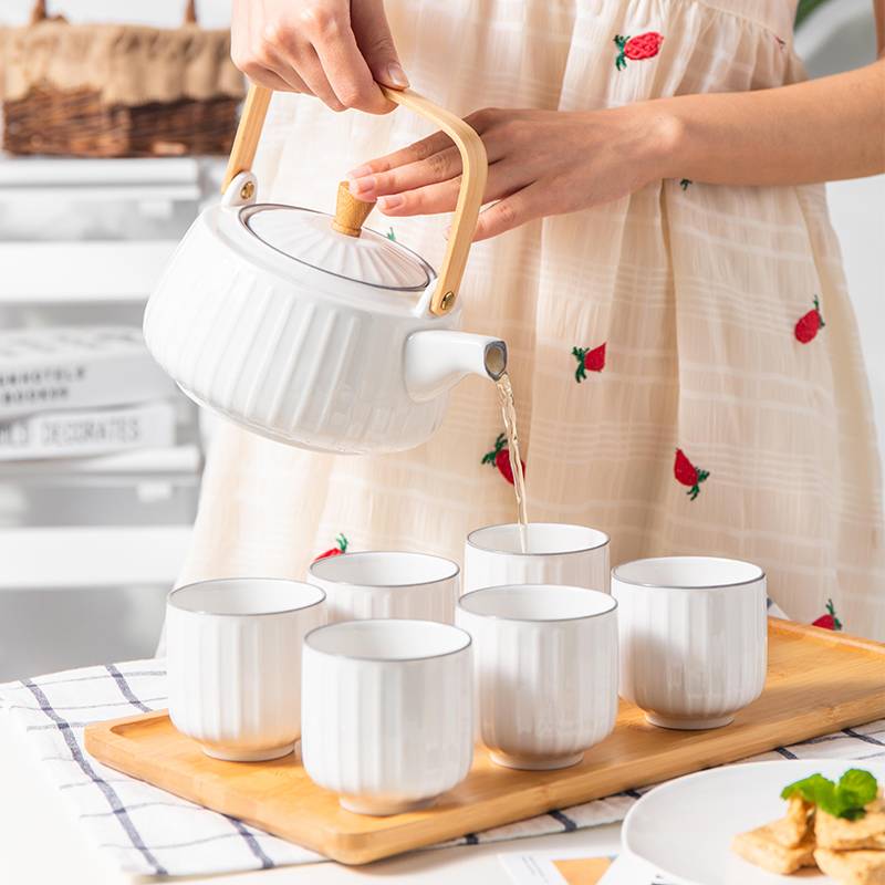 非凡茶具8件套(幼时期灰)